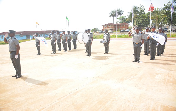 Inviting President for Parade inspection